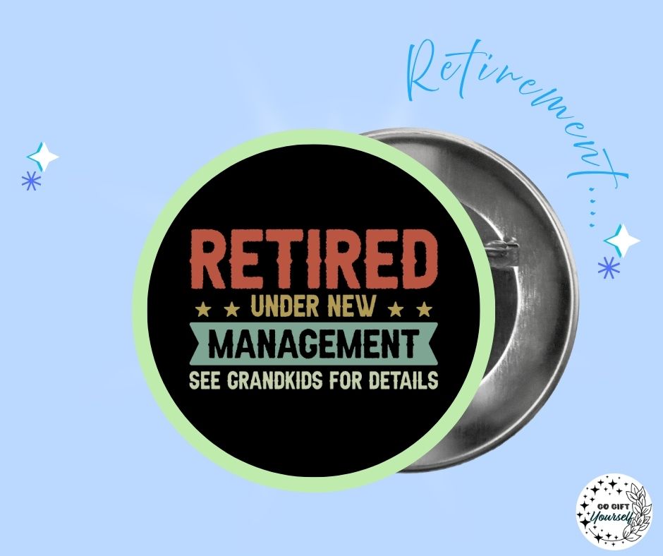 ✨ Retirement 🧓 | Badge Pins, Keyrings & More ✨