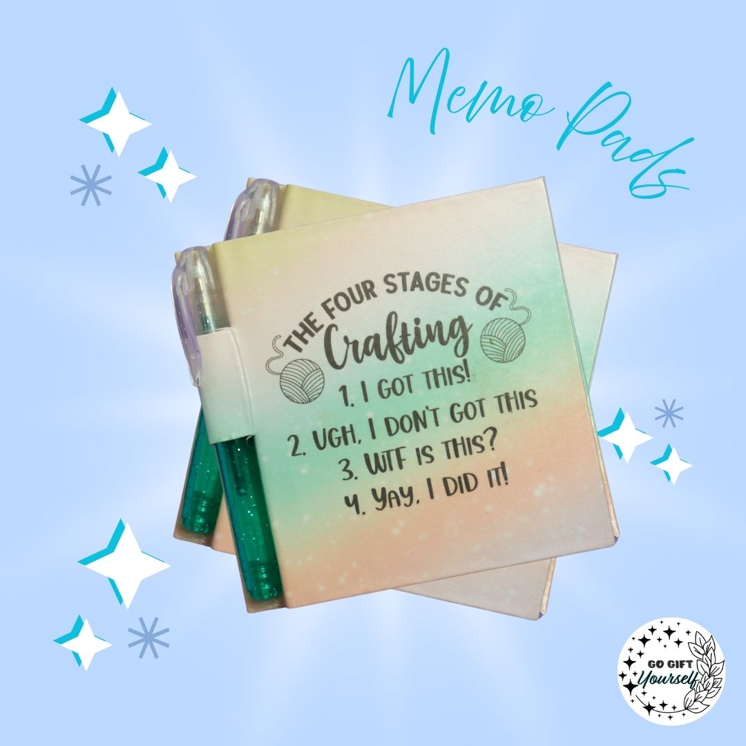 📓 Four Stages Of Crafting | Memo Pad Set 🌟