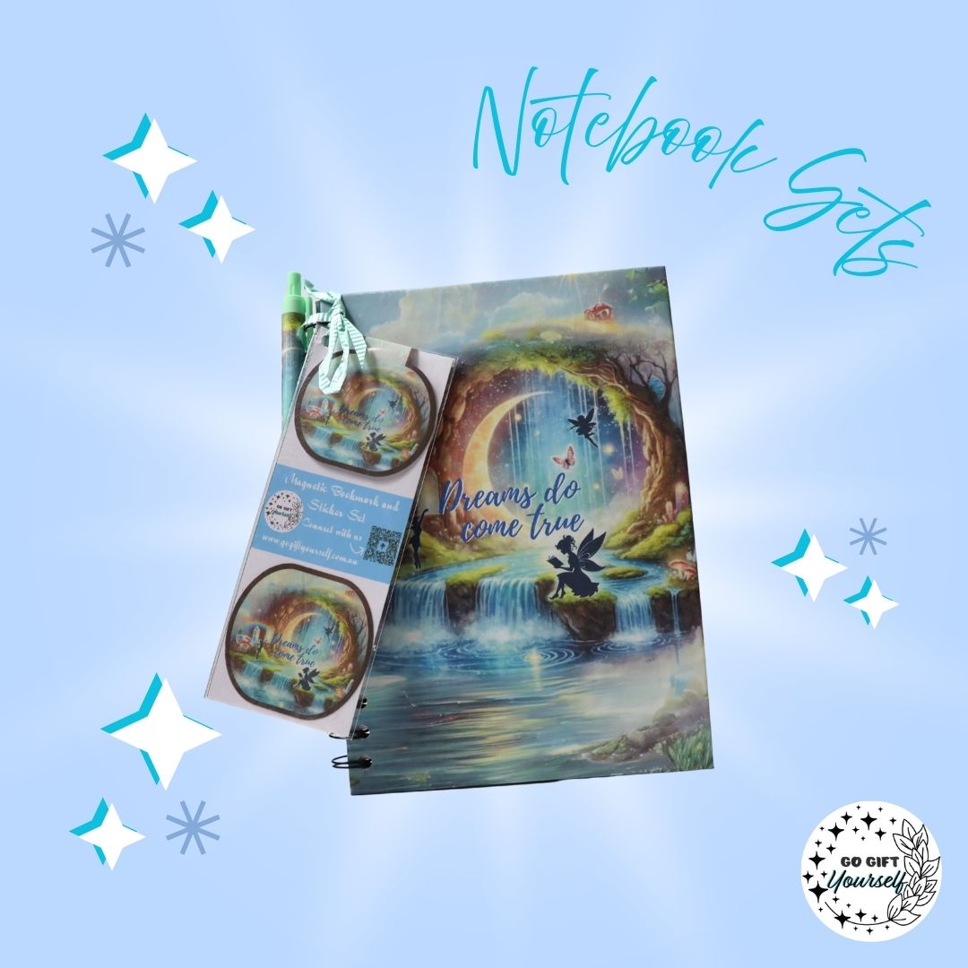 📓 Fairy Dreams Do Come True | A5 Notebook Set 🌟