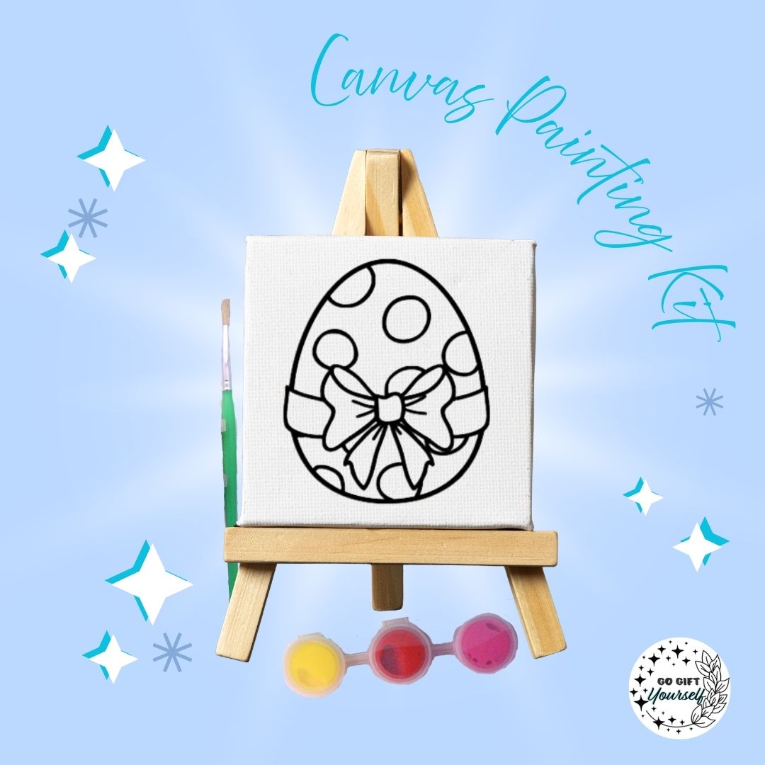 π¨ Mini Easel Painting Sets | Easter Egg Dotted π¨