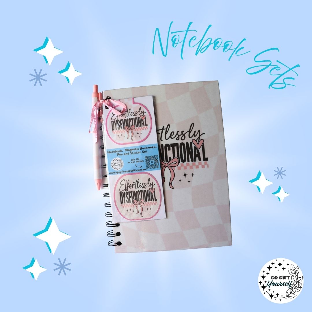 π Effortlessly Dysfunctional | A5 Notebook Set π