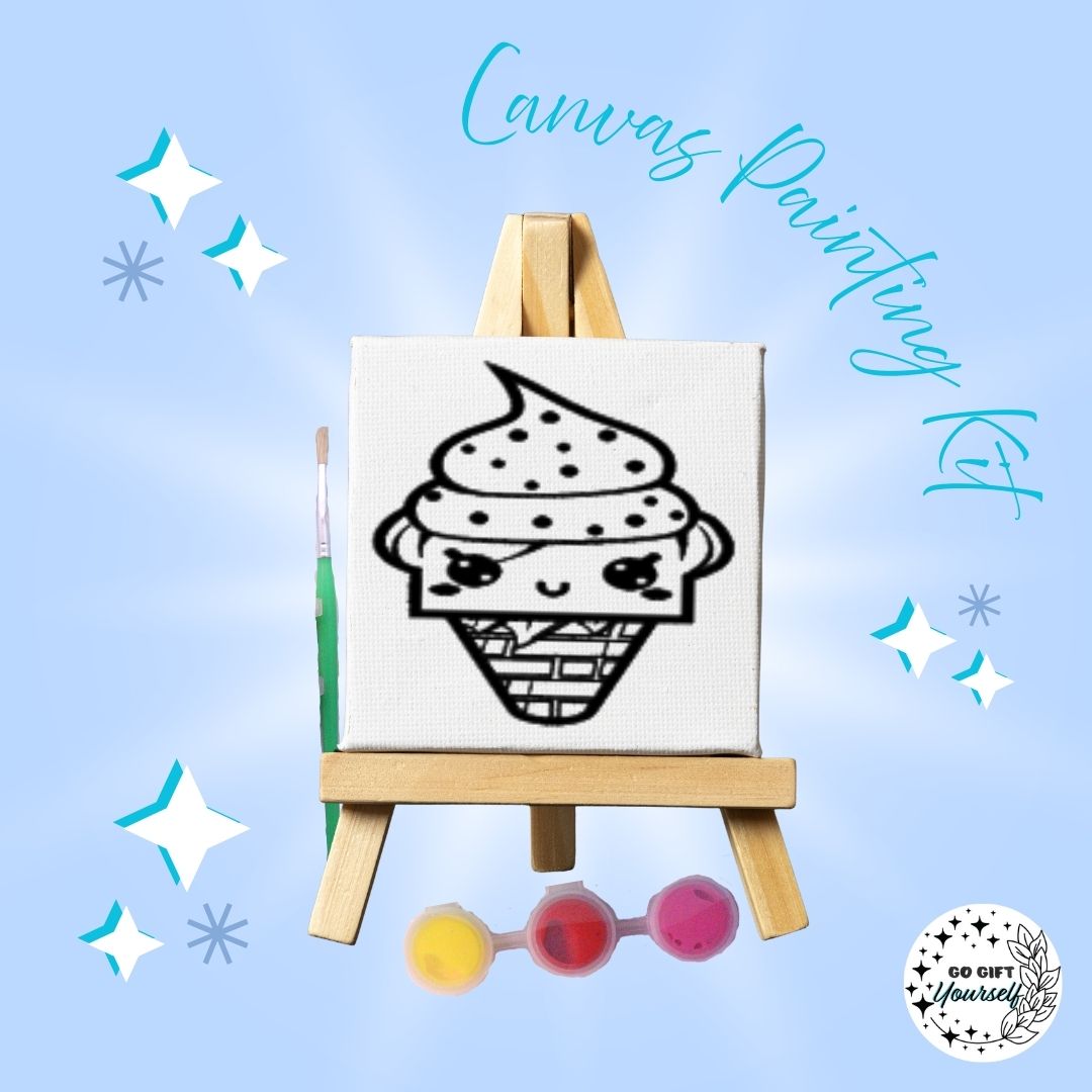 🎨 Mini Easel Painting Sets | Icecream 🎨