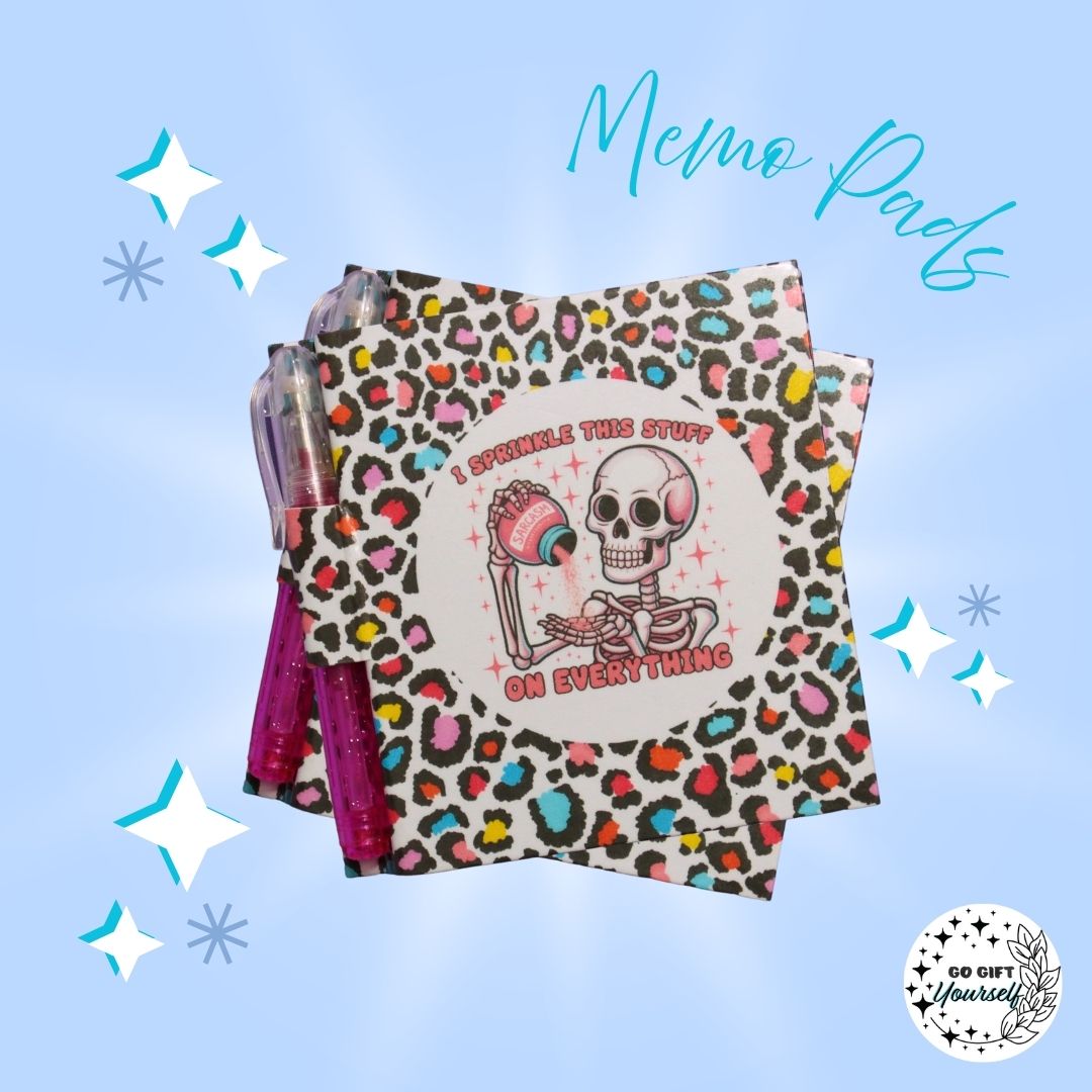 π Sprinkle Sarcasm | Memo Pad Set π