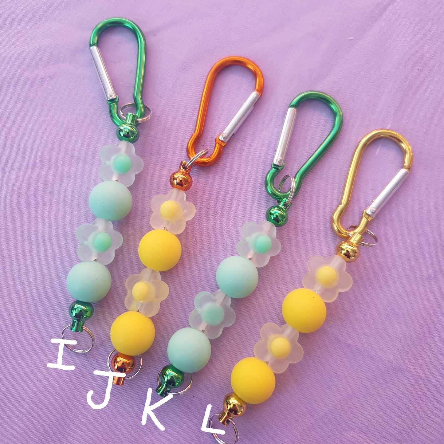 π Novelty Beaded Keyrings | Flowers, Gems and Animal Prints β¨