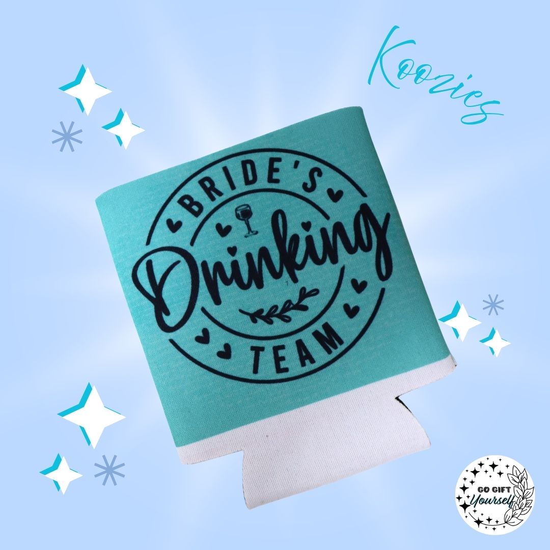 ✨ Bride's Drinking Team Koozies | Drinkware 🍺