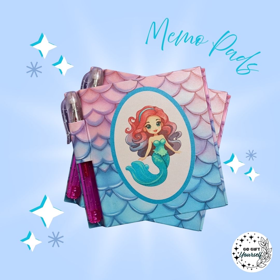 📓 Magical Mermaid | Memo Pad Set 🌟