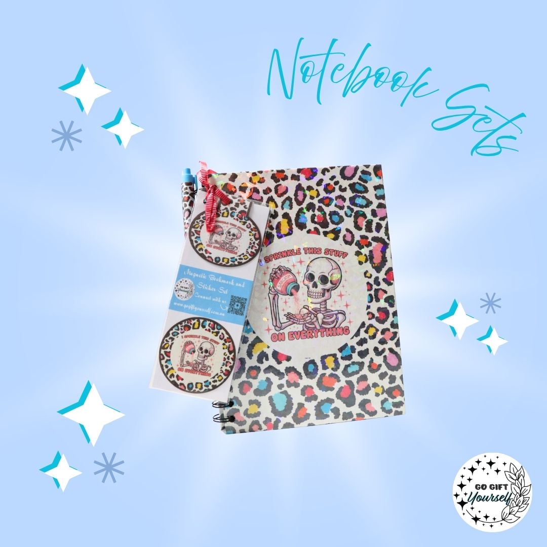 π Sprinkle Sarcasm | A5 Notebook Set π