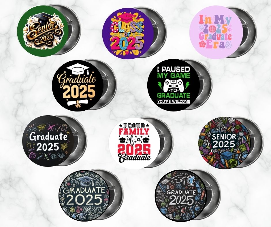 β¨ Novelty Badge Pins | Class of 2025 π