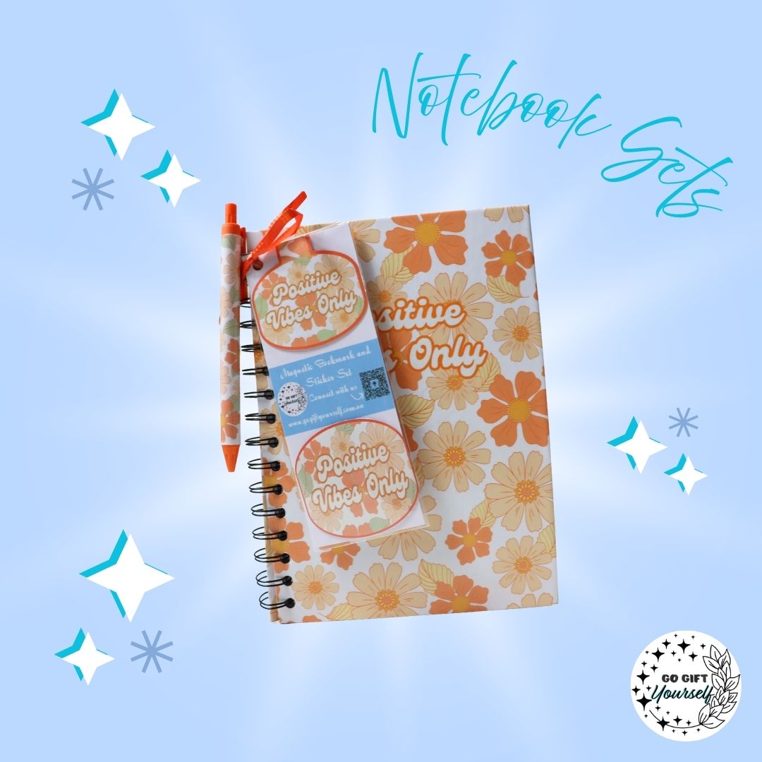 📓 Positive Vibes Only | A5 Notebook Set 🌟