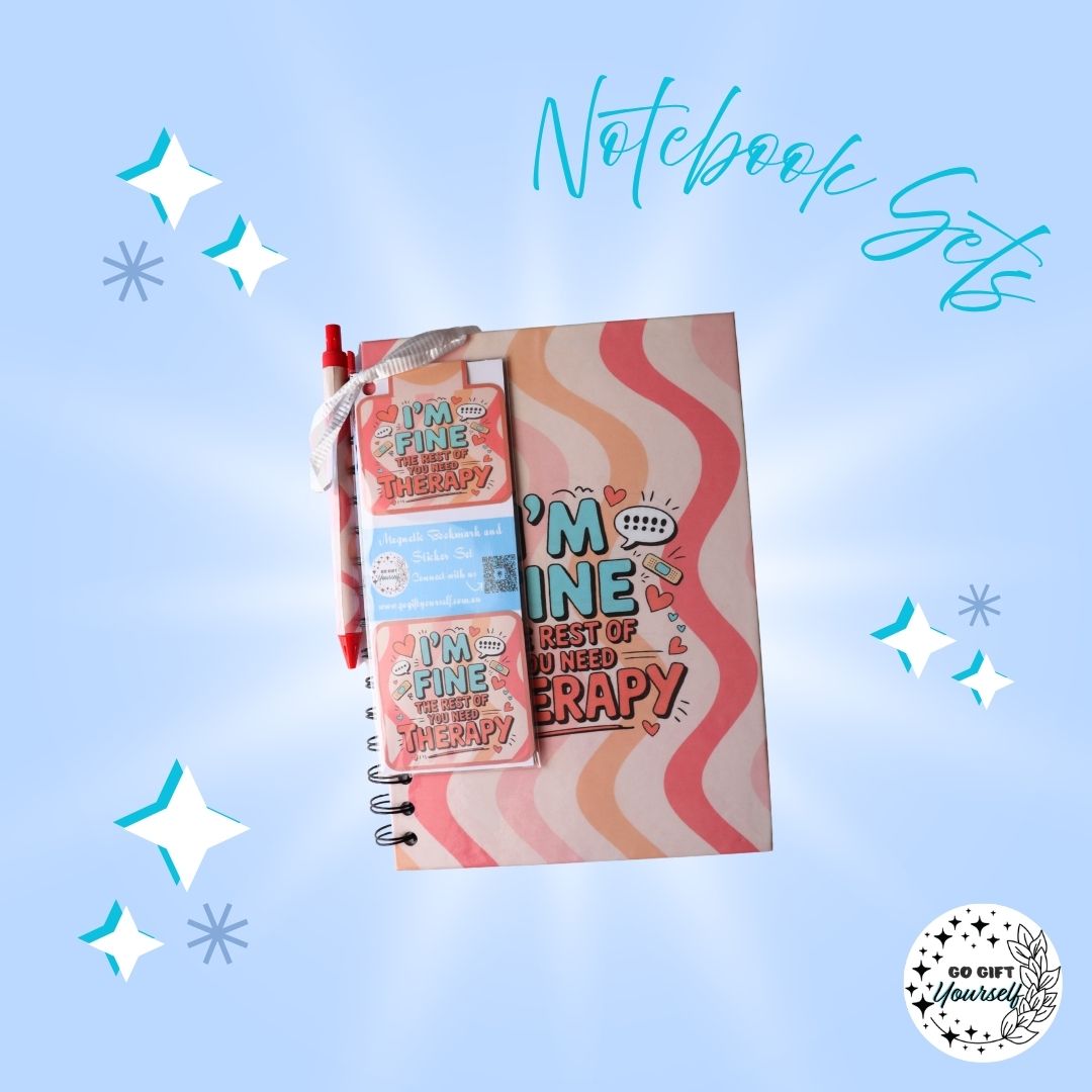 ๐I'm Fine, You Need Therapy | A5 Notebook Set ๐