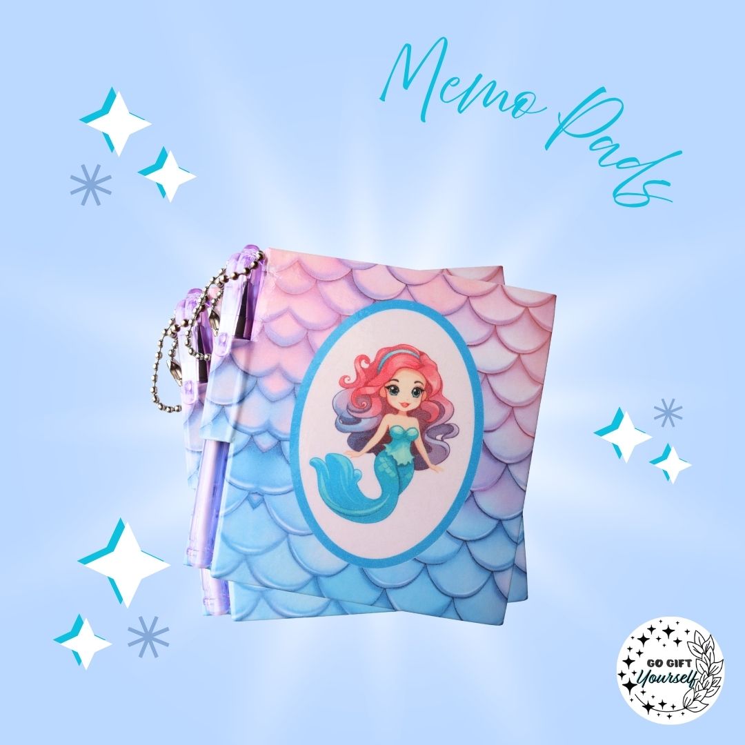 📓Magical Mermaid | Memo Pad Set 🌟