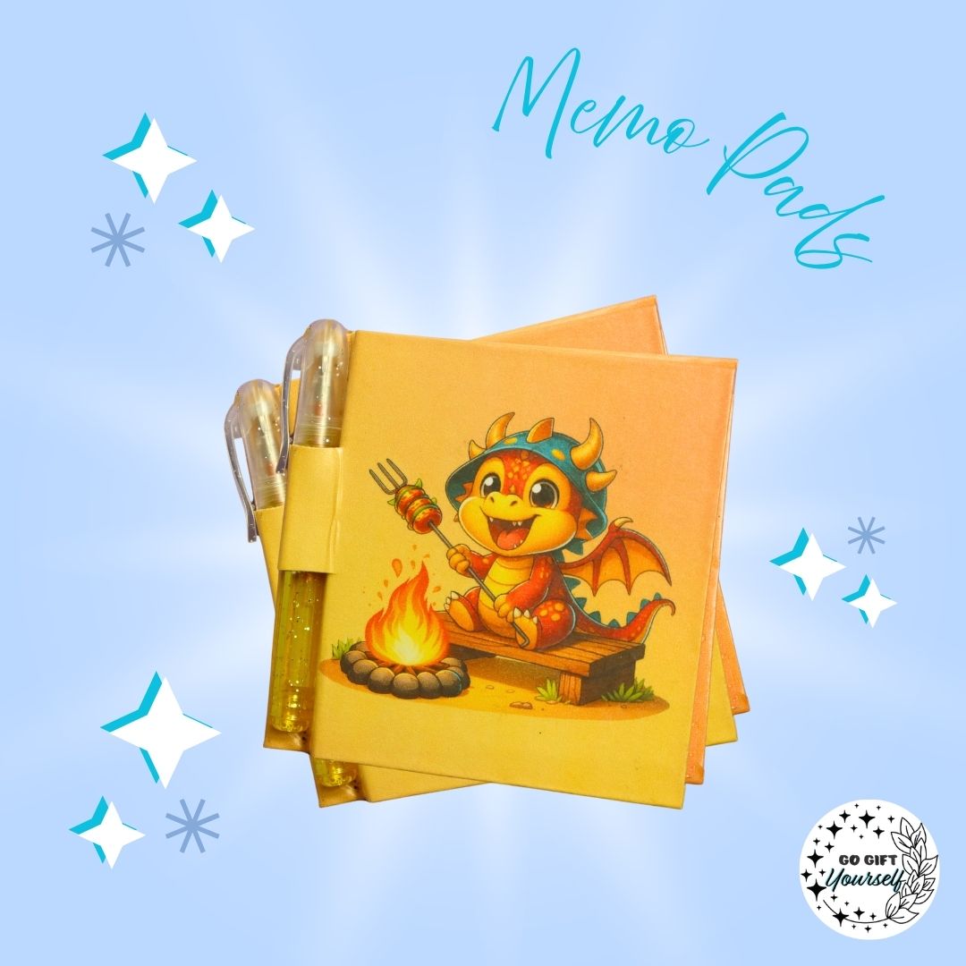 πCamping Dragon | Memo Pad Set π