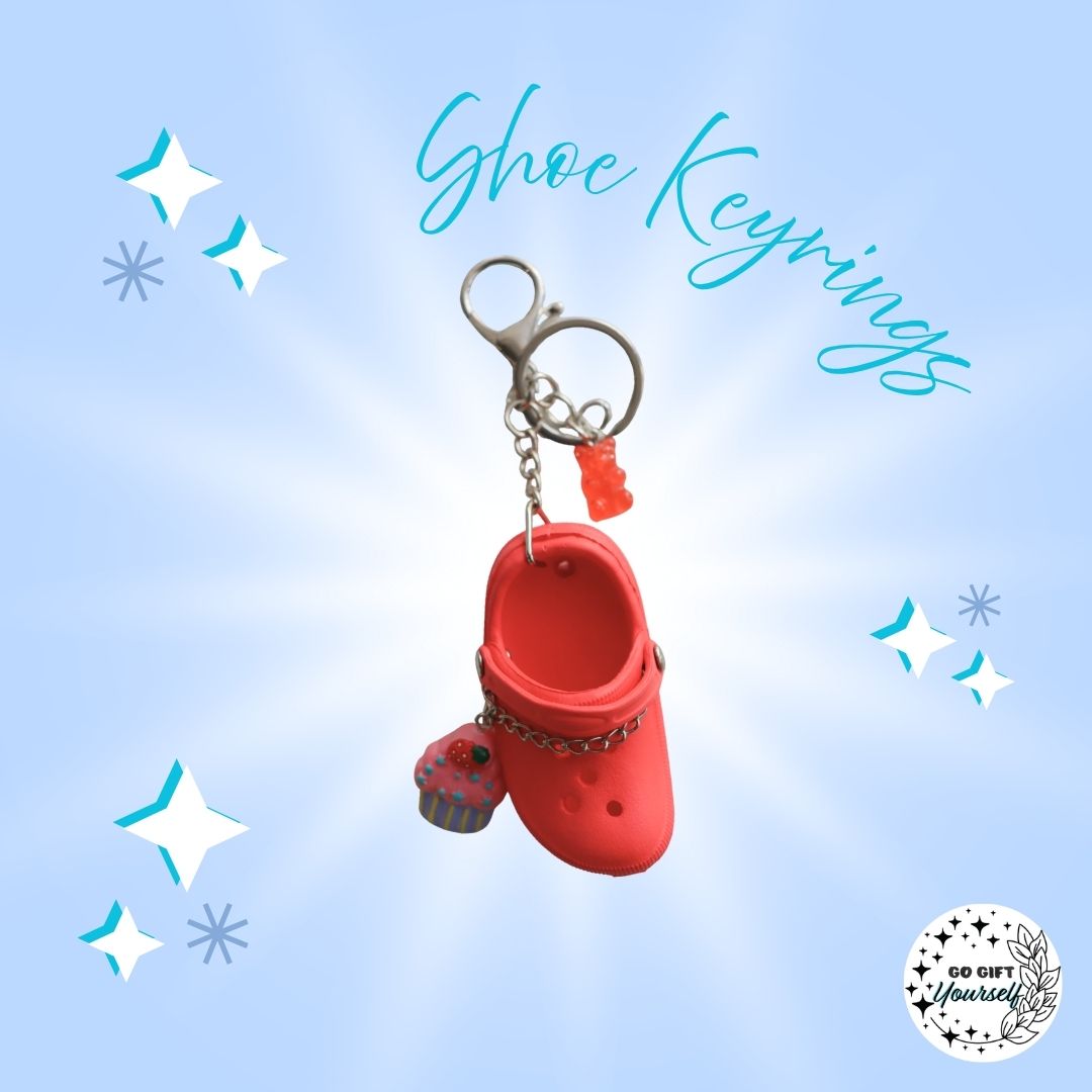 ✨ Red Mini Shoe Bag Charm | Keyrings 🔑