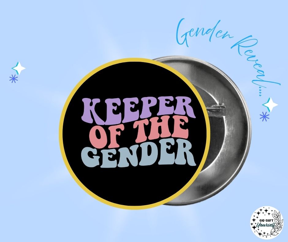 β¨ Gender Reveal πΆ | Badge Pins, Keyrings & More β¨