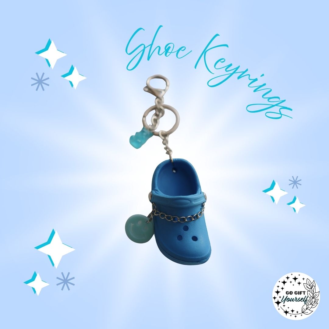 ✨ Blue Mini Shoe Bag Charm | Keyrings 🔑