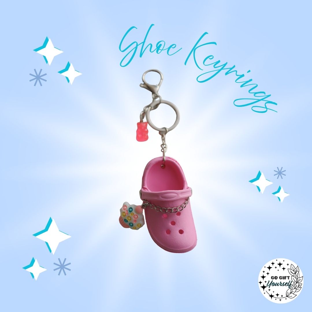 ✨ Light Pink Mini Shoe Bag Charm | Keyrings 🔑