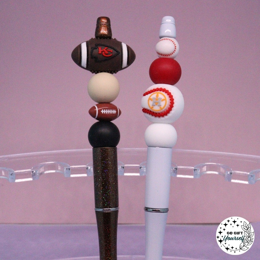 π Novelty Beaded Pens | Nurses, Teachers, Animals & More