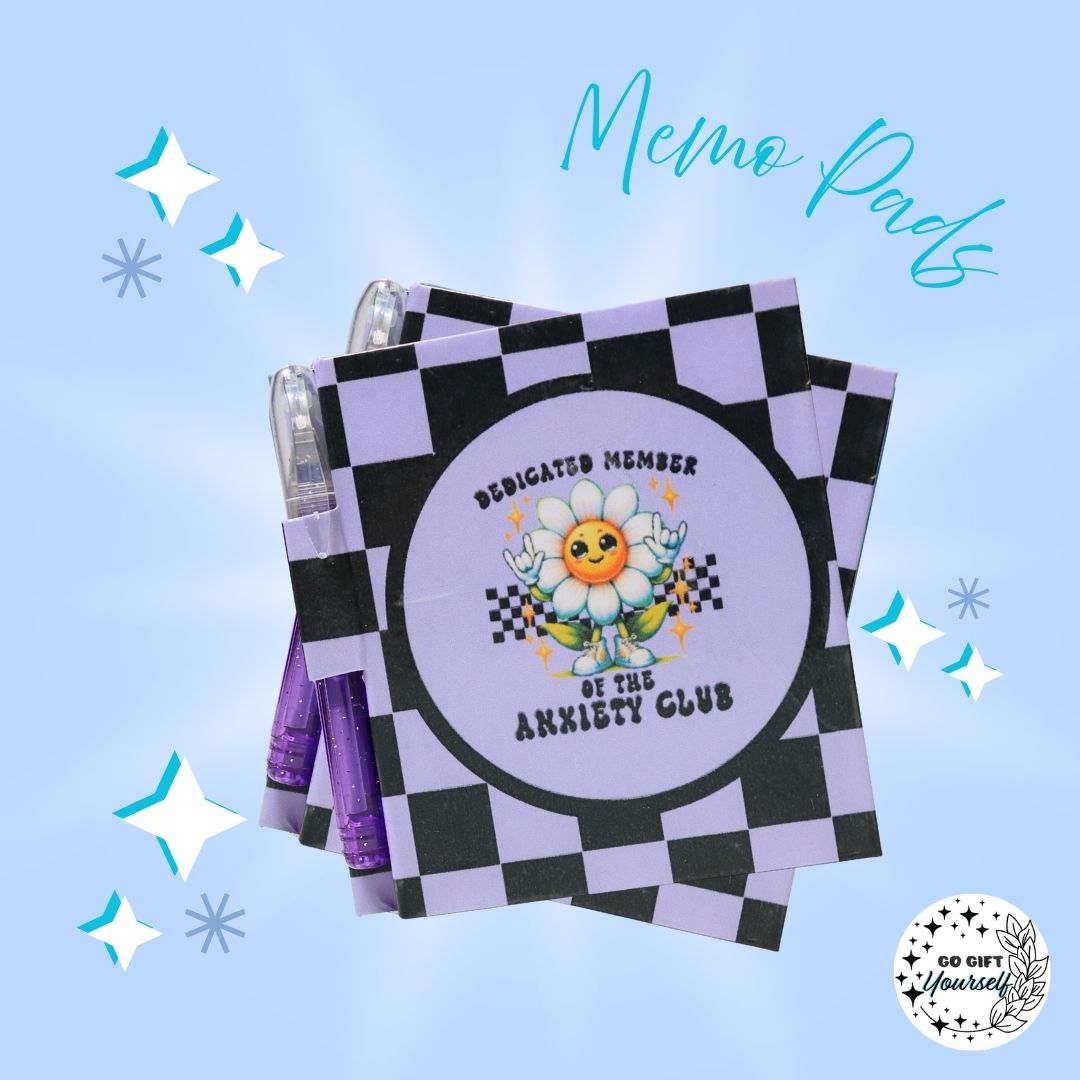 📓 Anxiety Club | Memo Pad Set 🌟