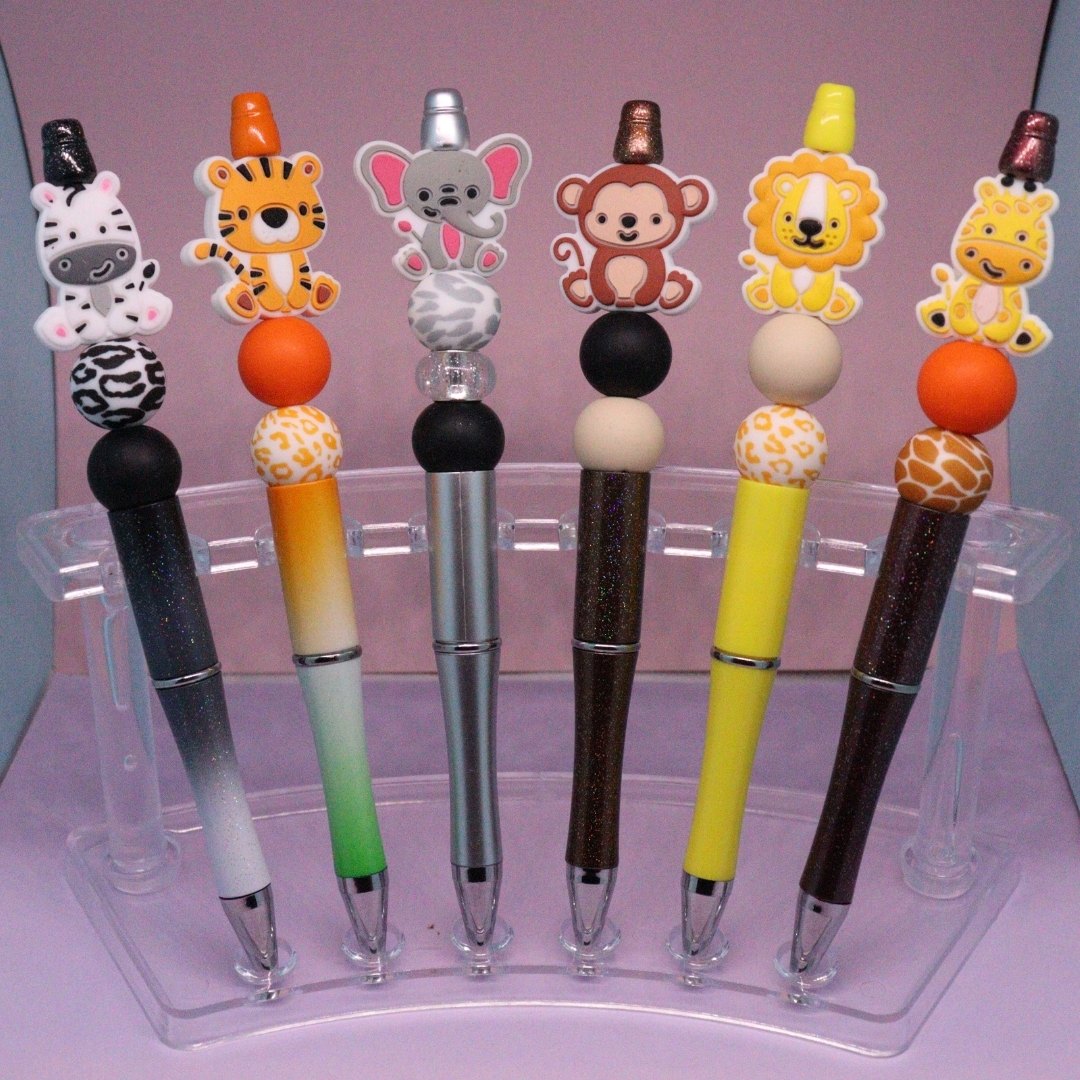 π Novelty Beaded Pens | Nurses, Teachers, Animals & More