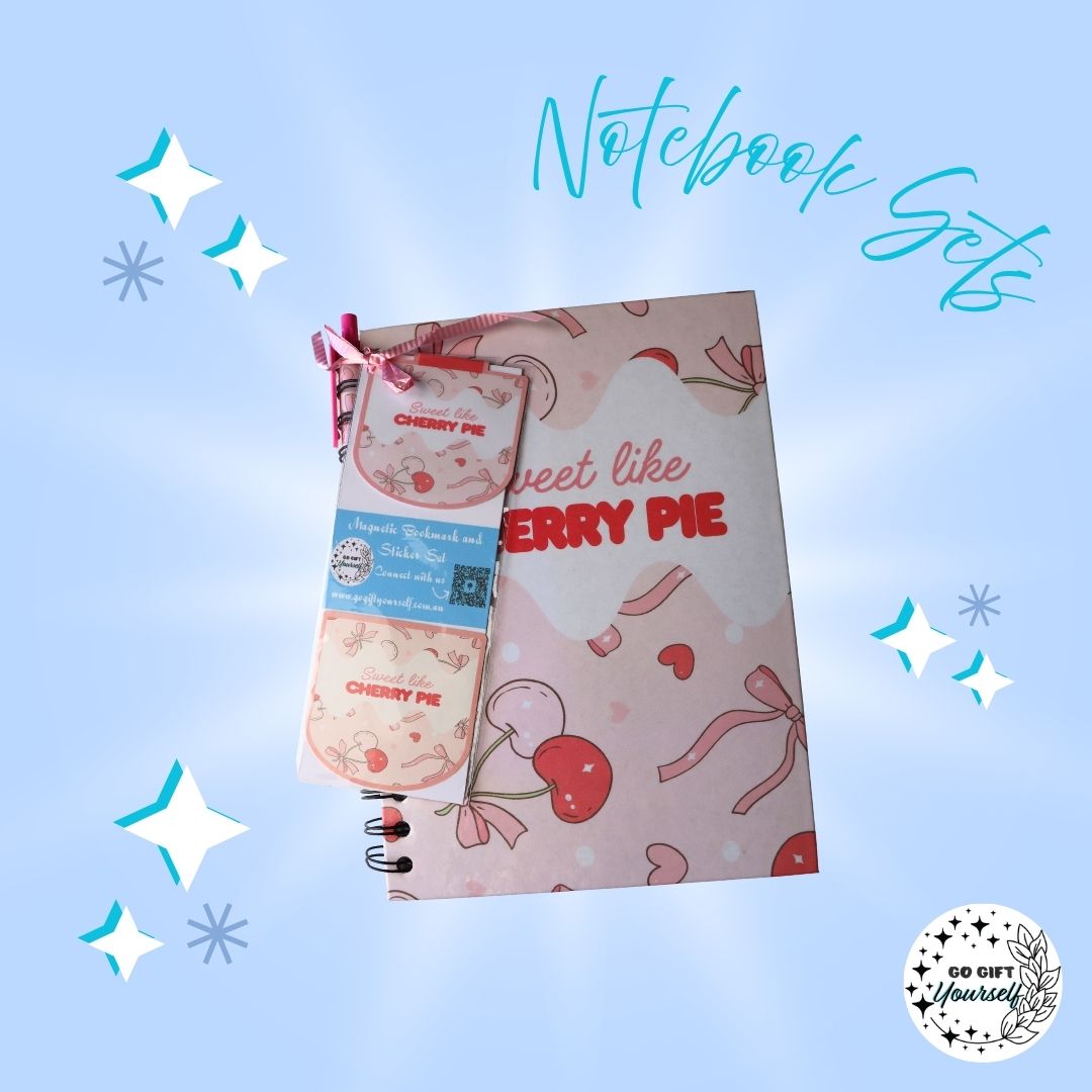 📓 Cherry Pie | A5 Notebook Set 🌟
