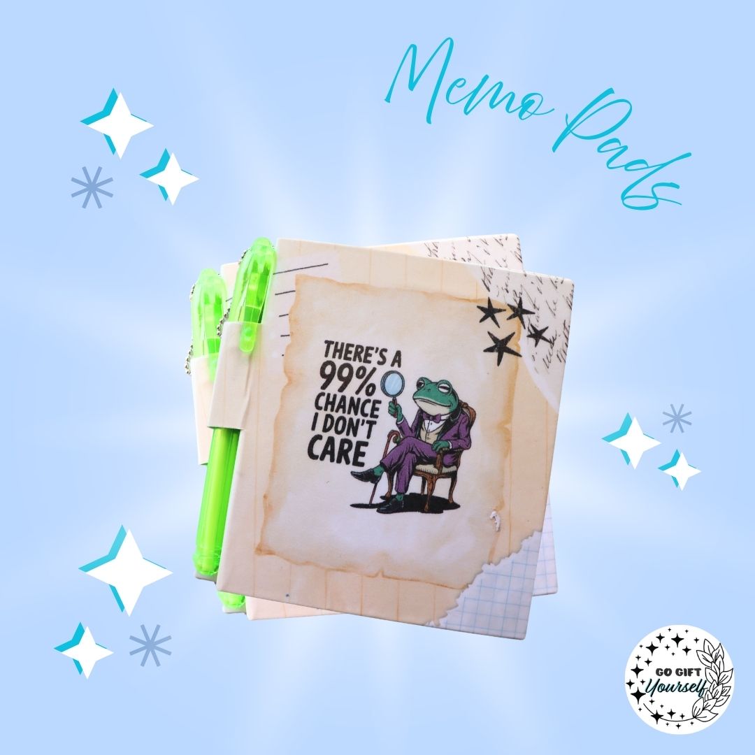 π99% Chance IDC - Frog | Memo Pad Set π