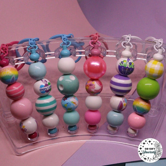 π Novelty Beaded Keyrings | Nurses, Teachers, Animals & More π