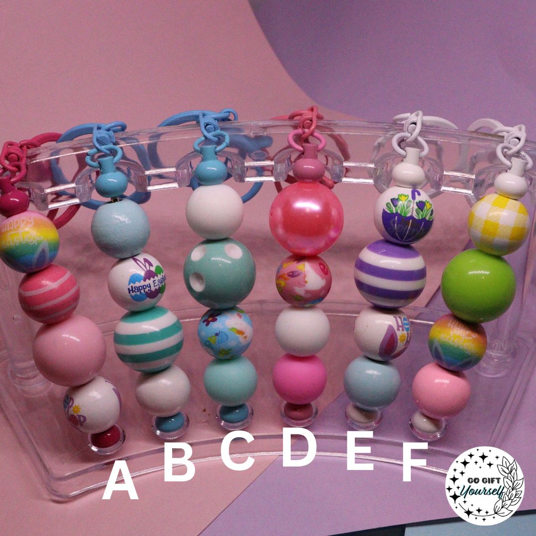 π Novelty Beaded Keyrings | Nurses, Teachers, Animals & More π