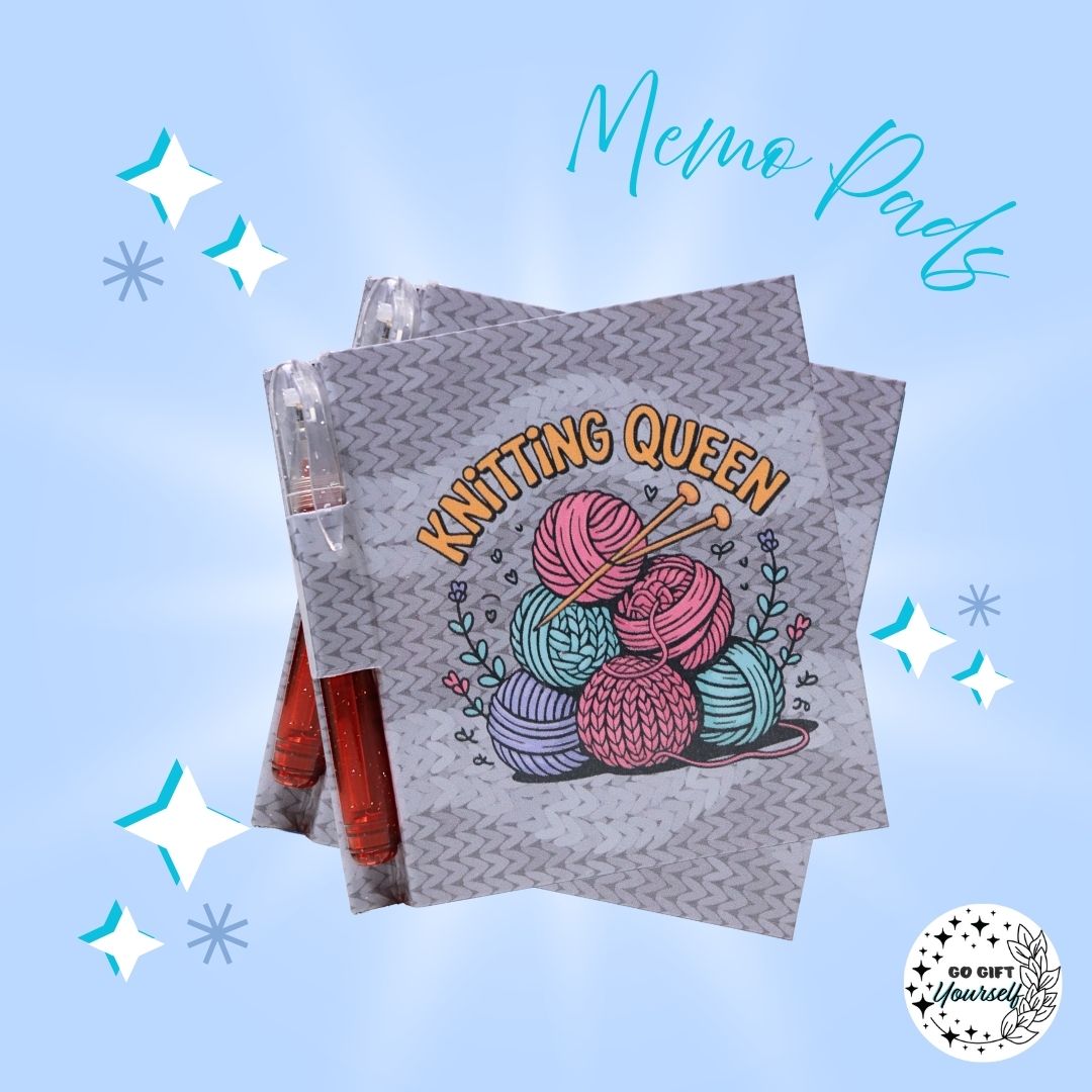 π Knitting Queen | Memo Pad Set π