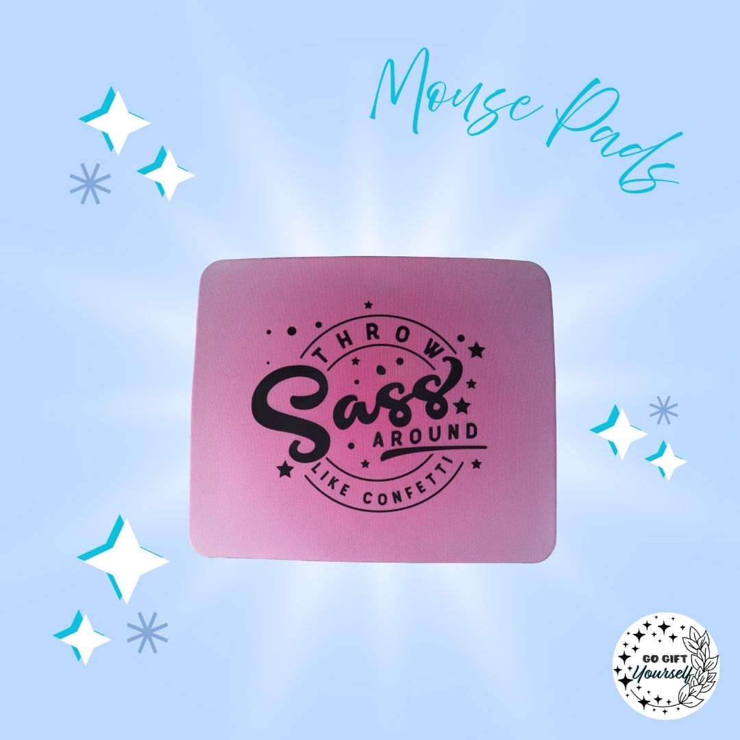 π»Throw Sass Around Mouse Pad | Stationery π