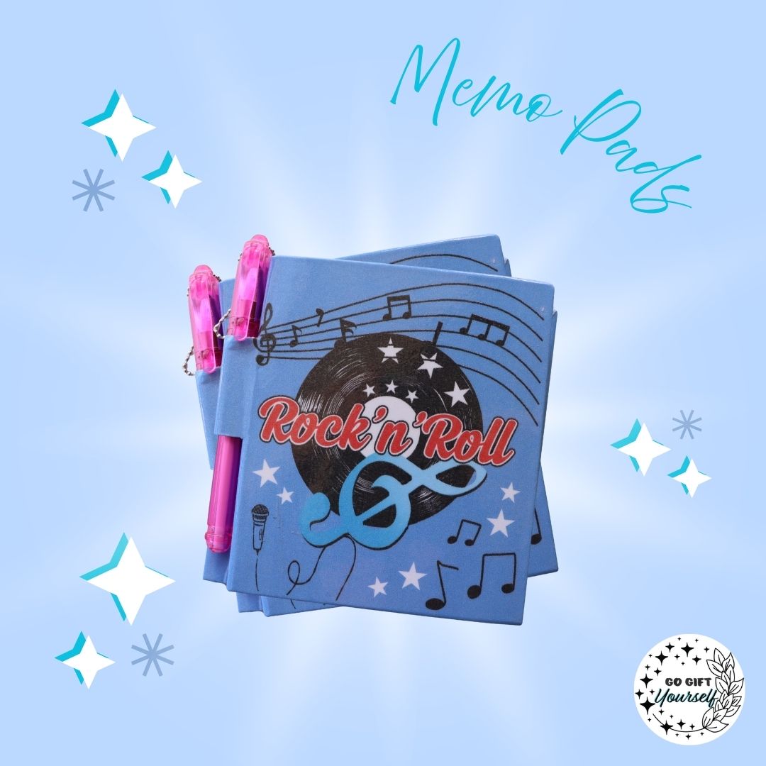 π Rock N Roll Music | Memo Pad Set π