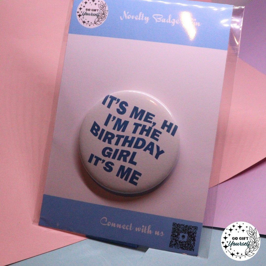β¨ Novelty Badge Pins | Birthday Edition π