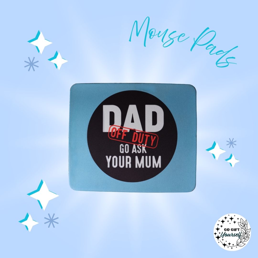 π»Dad Off Duty Mouse Pad | Stationery π