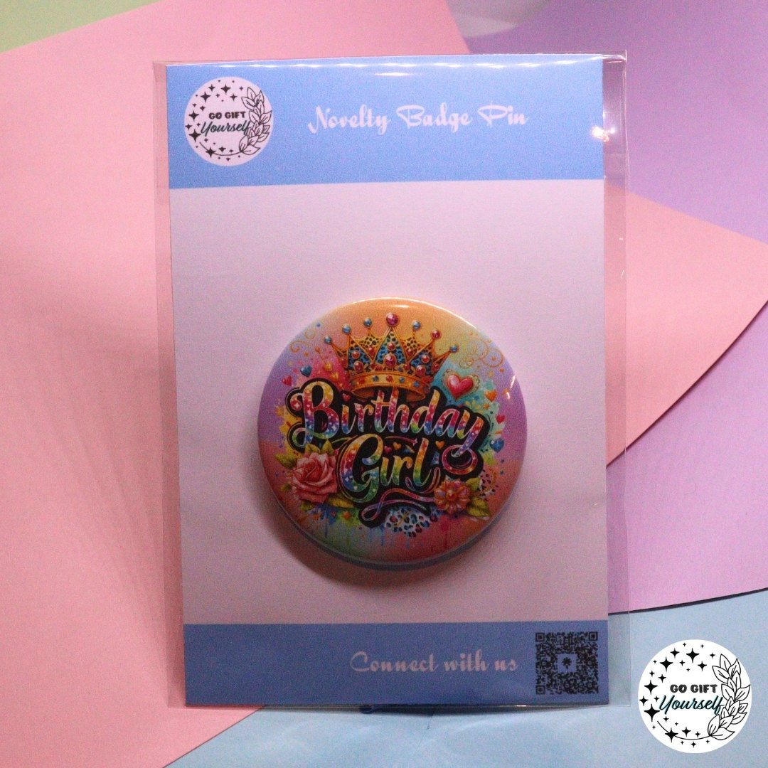 β¨ Novelty Badge Pins | Birthday Edition π