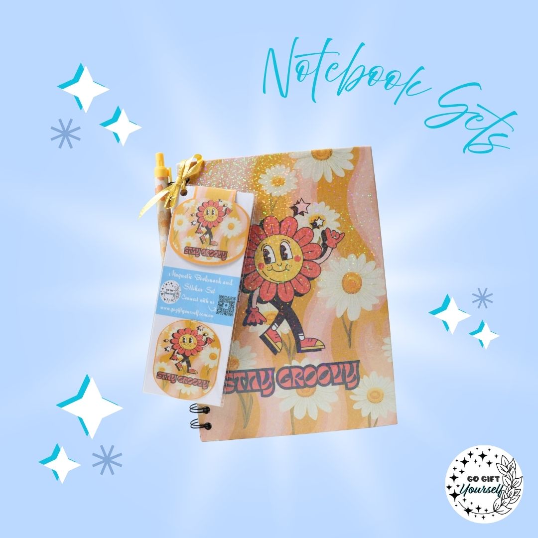 📓 Stay Groovy | A5 Notebook Set 🌟