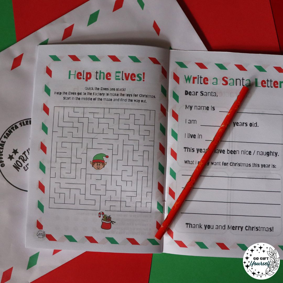 Kids Christmas Activity Book Pack
