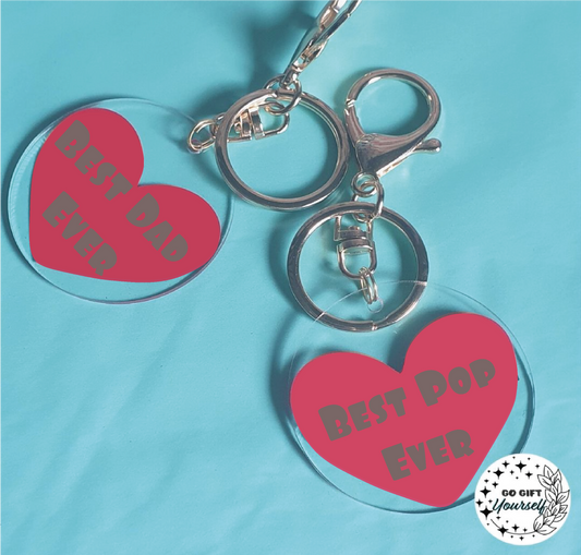 β¨ Acrylic Keyrings | Father's Day π§