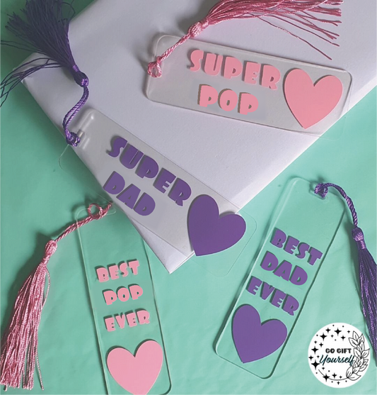 β¨ Acrylic Bookmarks | Father's Day π§
