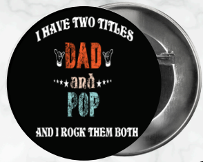 β¨ Novelty Badge Pins | Father's Day π§