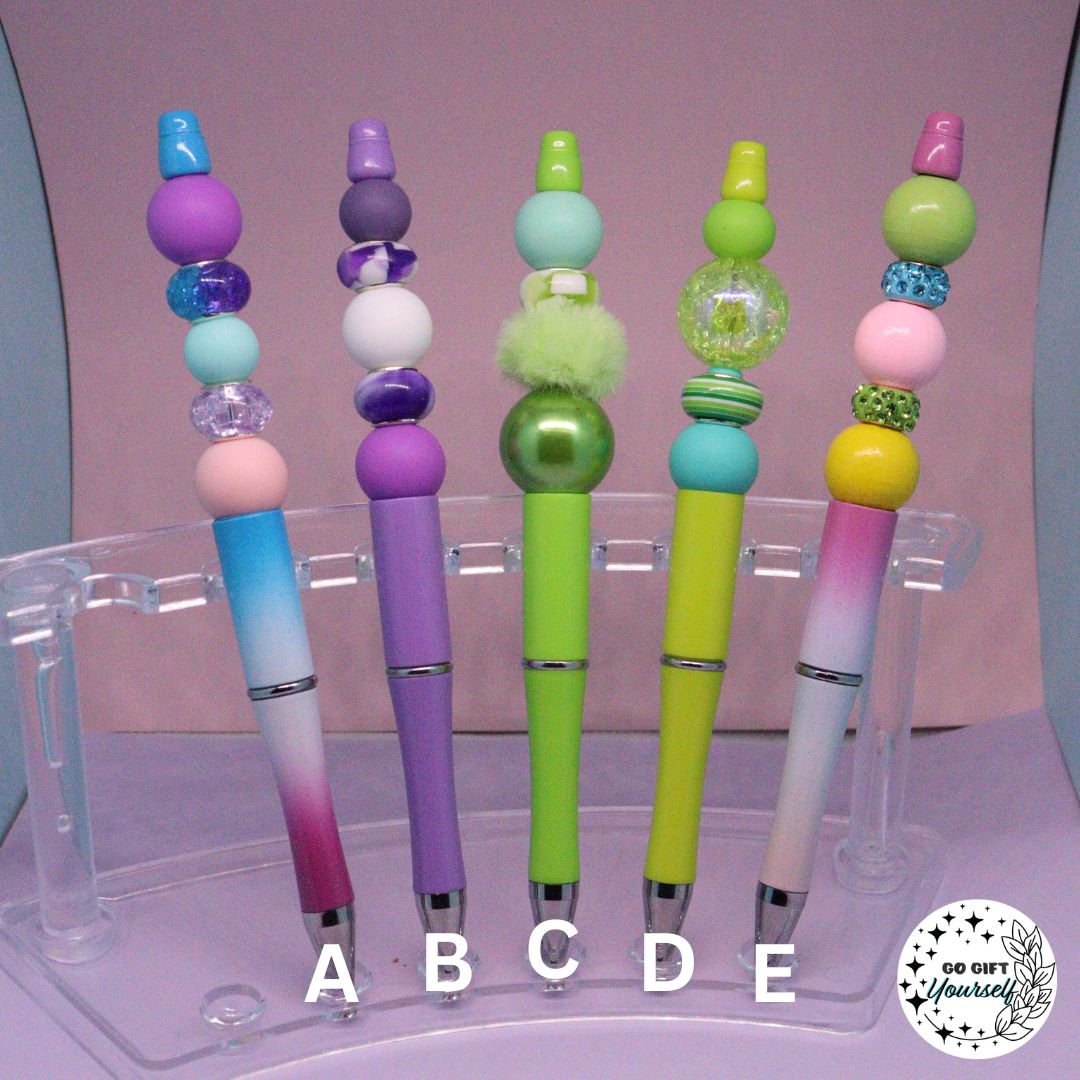 π Novelty Beaded Pens | Nurses, Teachers, Animals & More