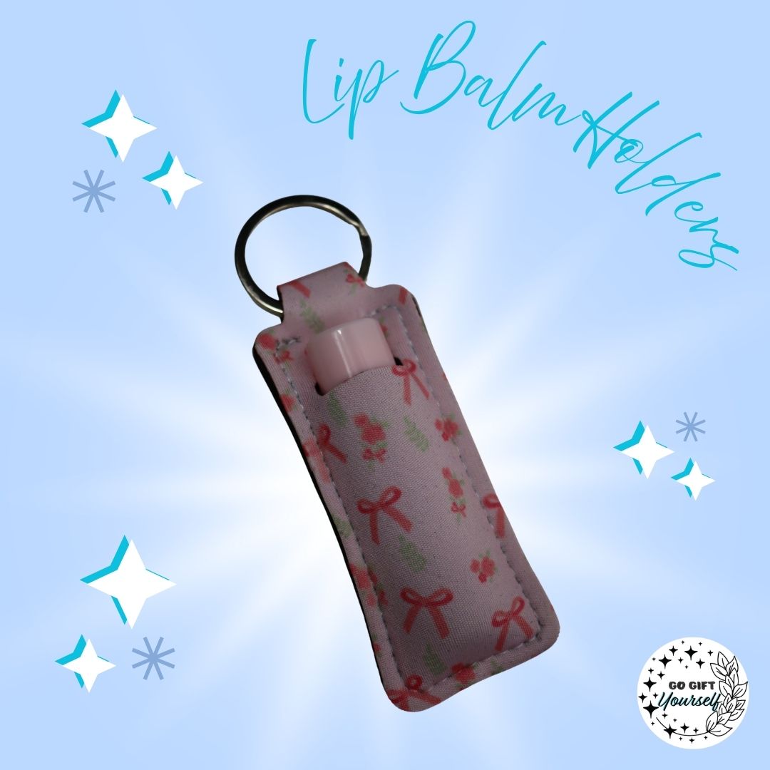 β¨ Bow Lip Balm Holder | Keyrings π