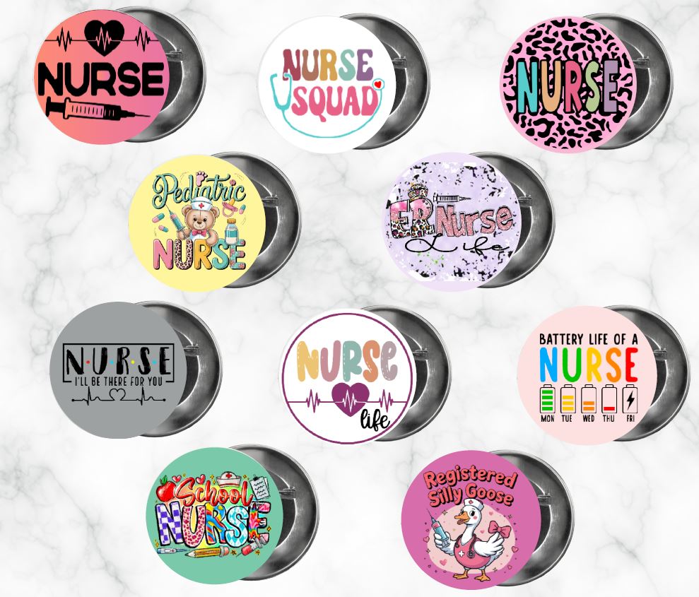 ✨ Novelty Badge Pins | Medical Staff 🩺