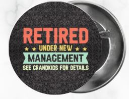 β¨ Novelty Badge Pins | Retirement π§