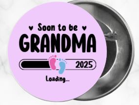 β¨ Novelty Badge Pins | Family Soon To Be π¨βπ©βπ§βπ¦