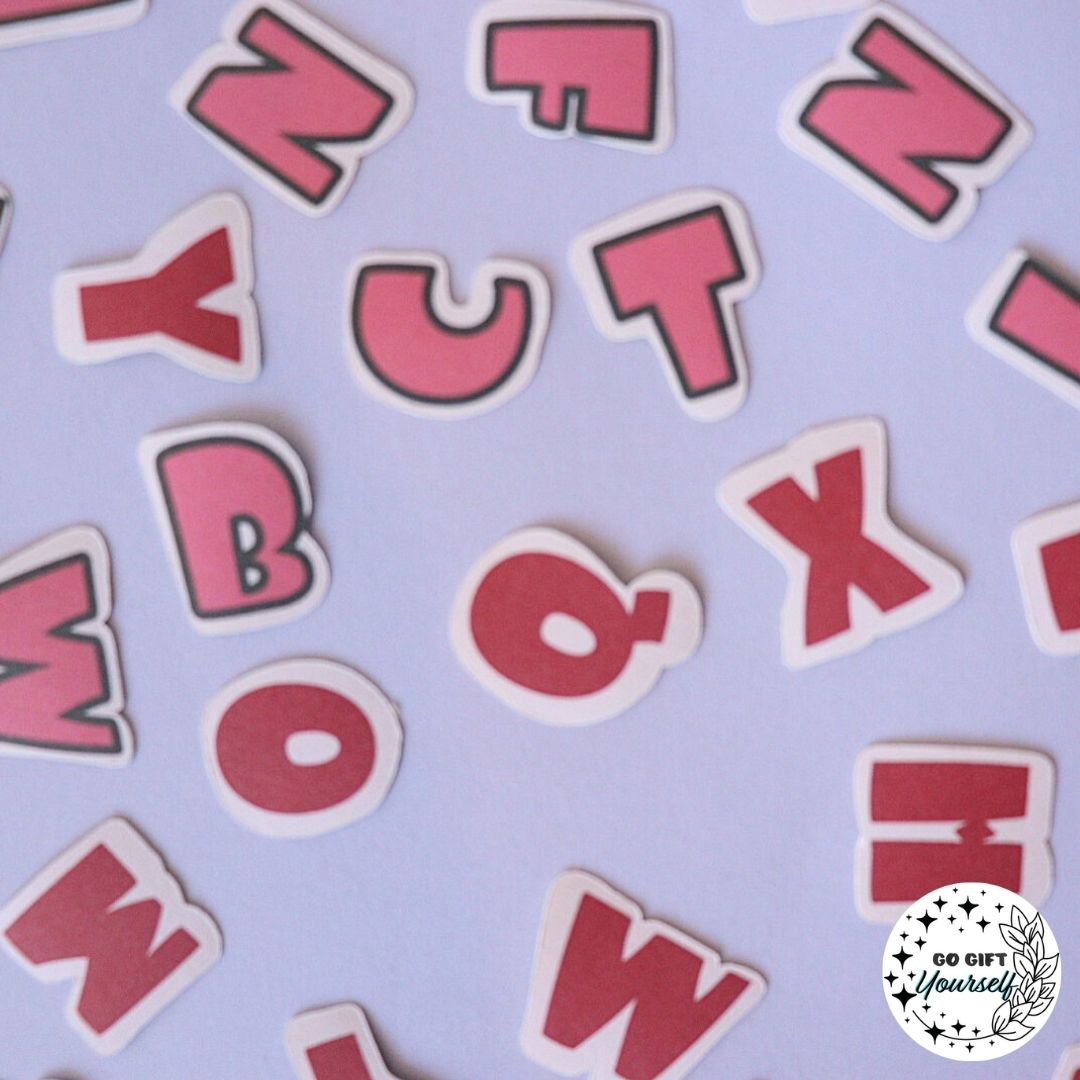 Alphabet Sticker Packs