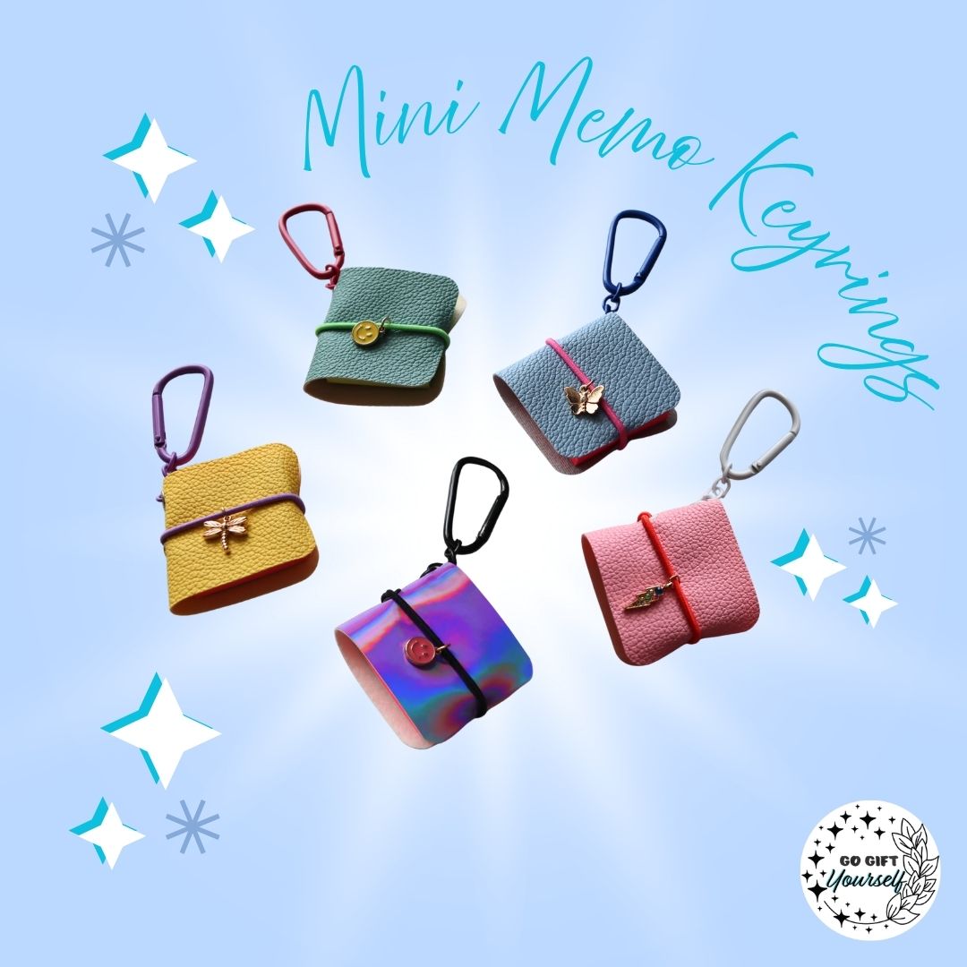 Mini Memo Book Keychains