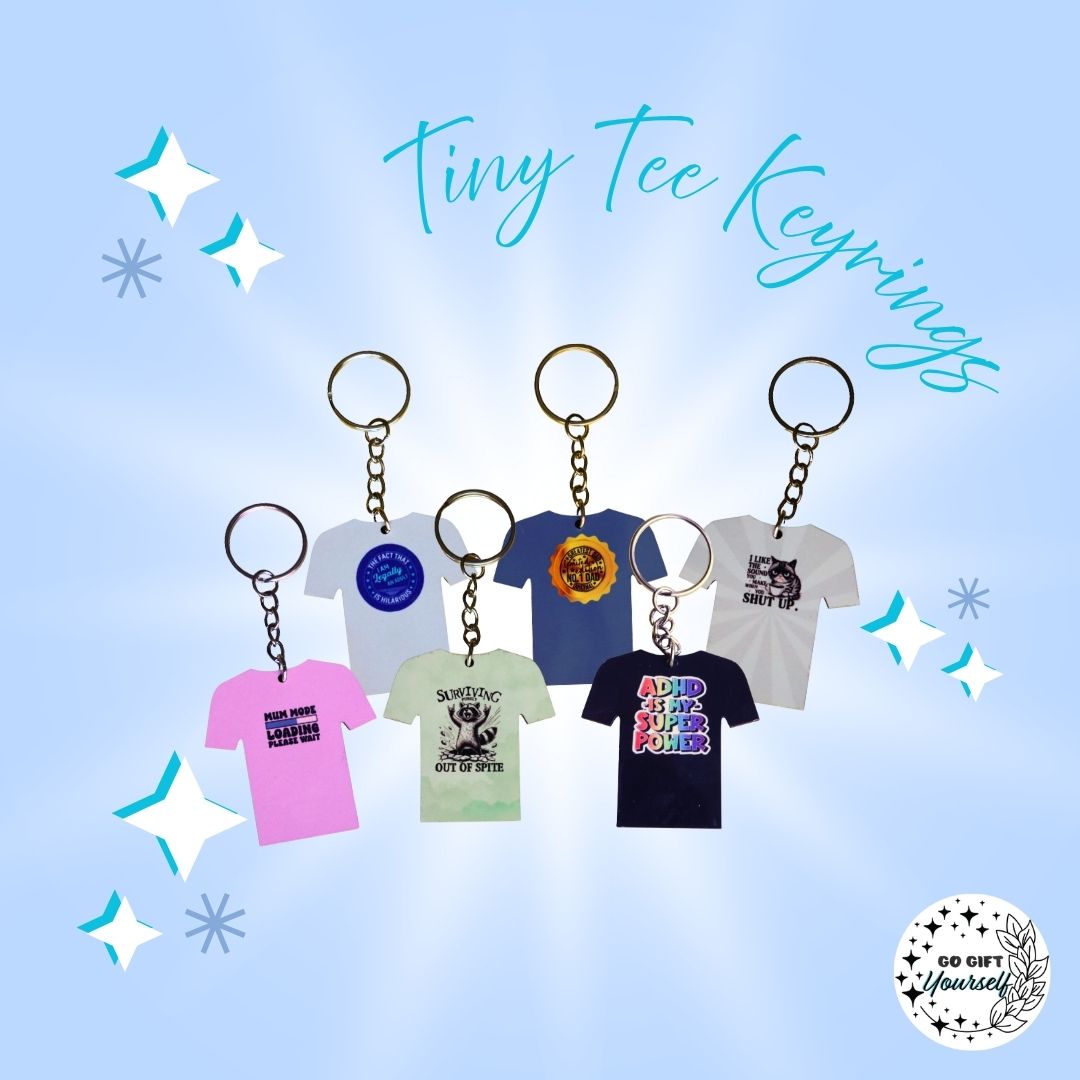 👕 Tiny Tee Keyrings