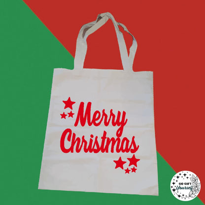 Basic Merry Christmas Tote Bag