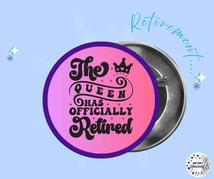 ✨ Retirement 🧓 | Badge Pins, Keyrings & More ✨