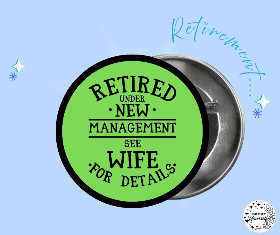 ✨ Retirement 🧓 | Badge Pins, Keyrings & More ✨
