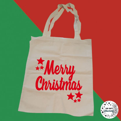 Basic Merry Christmas Tote Bag